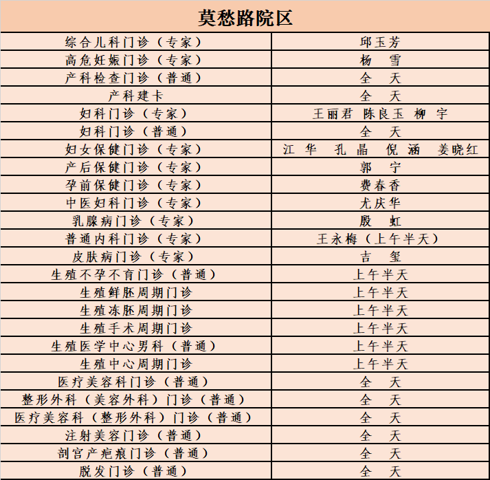 转需！南京部分医院国庆、中秋节期间门急诊安排！